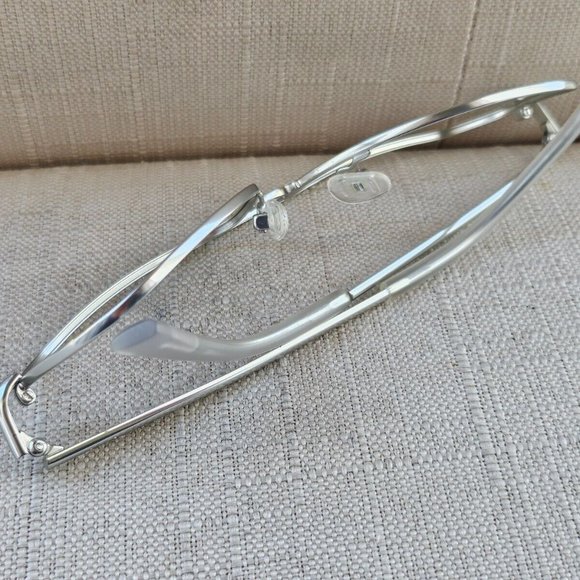 Nautica Men Eyeglasses/Sunglasses Frame Silver Tone 60[]13 135 Glasses - Picture 7 of 12